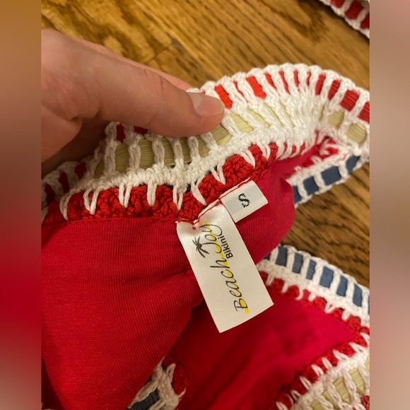 Knit Red White and Blue Bikini Set - Picture 4 of 4
